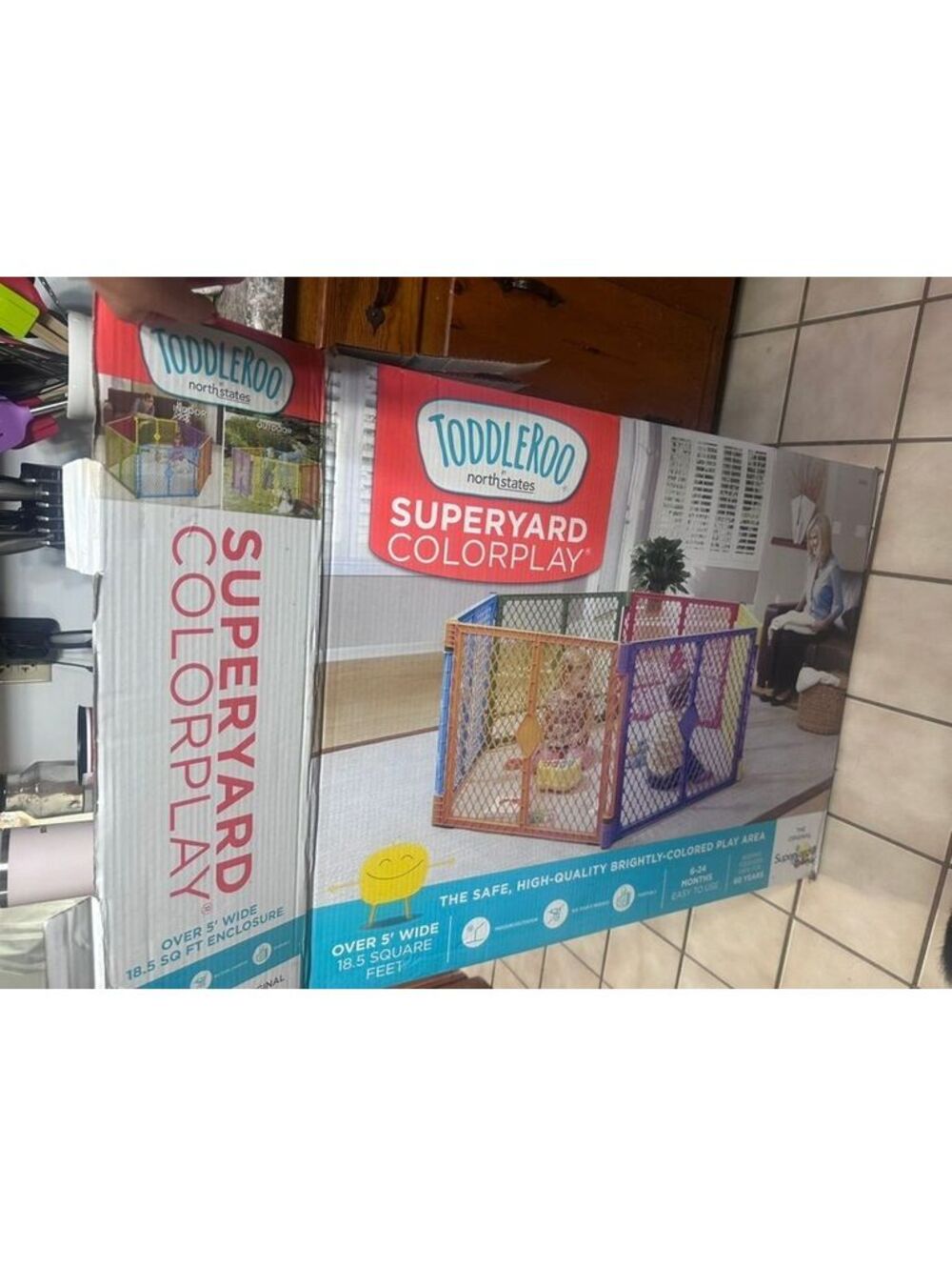 Toddleroo Superyard Colorplay Ultimate Play Yard